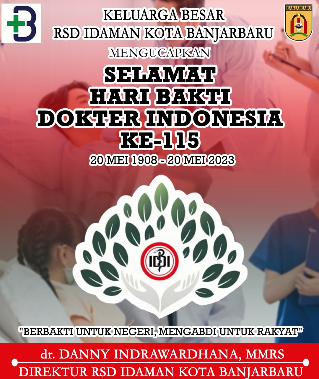 Rsd Idaman Banjarbaru Hari Bakti Dokter Indonesia Koran Banjar