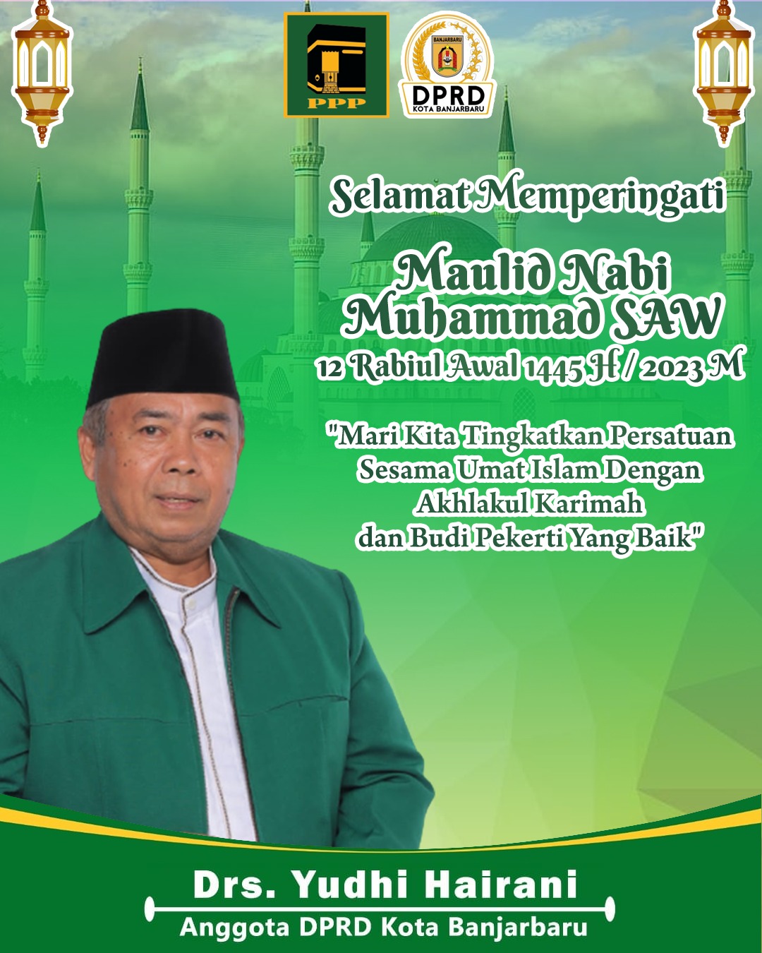 Yudhi Hairani DPRD Banjarbaru Peringatan Maulid Nabi Muhammad SAW 12