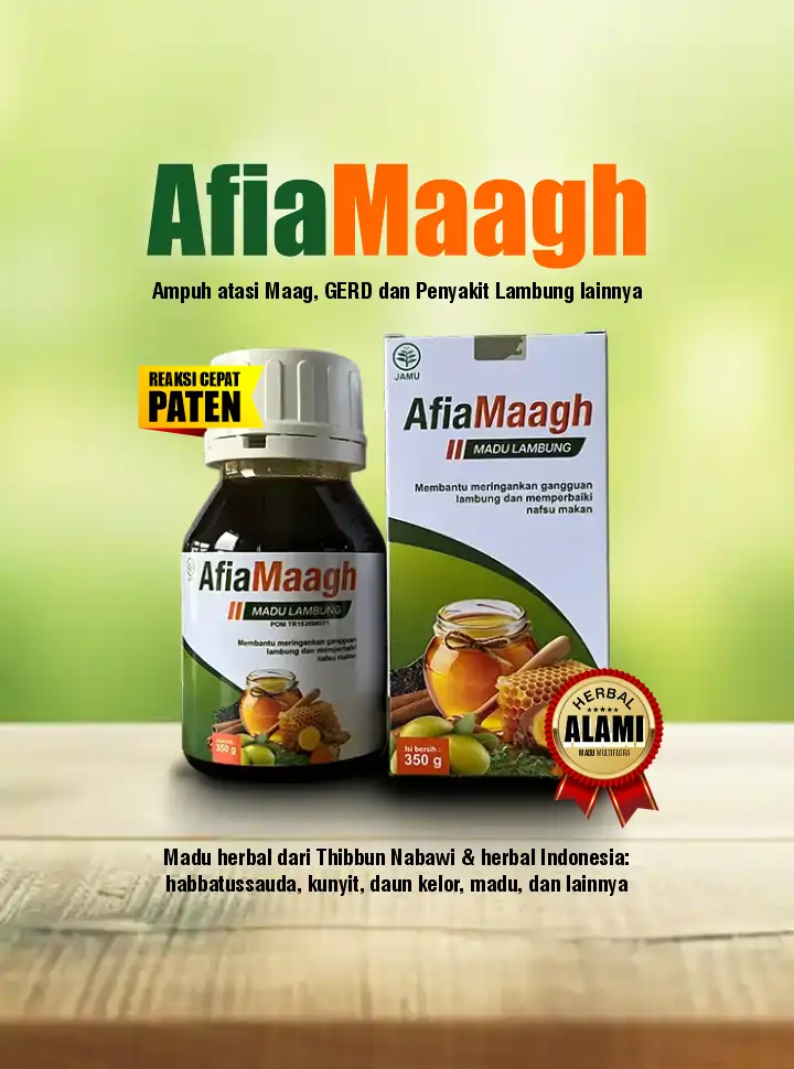 AfiaMaagh - Obat Herbal Maag dan GERD