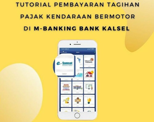 Langkah Membayar Pajak Kendaraan Melalui M-Banking Bank Kalsel
