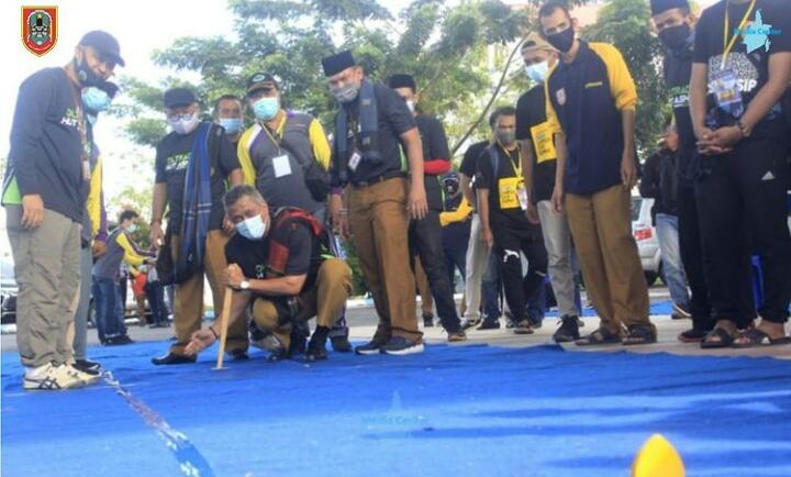 Olahraga tradisional balogo sangat digemari warga Kalsel. (Sumber Foto: Kominfo Kalsel)