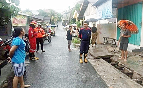 Lokasi kejadian Ada, bocah 9 tahun terpeleset di Kalimantan Tengah pada Rabu, (25/5/2021).
