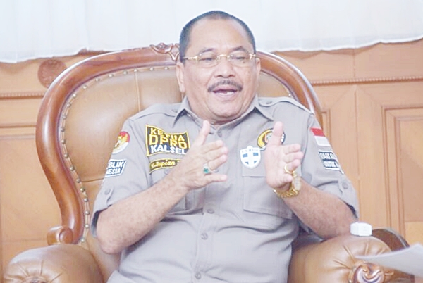 Ketua DPRD Kalsel, Supian HK.
