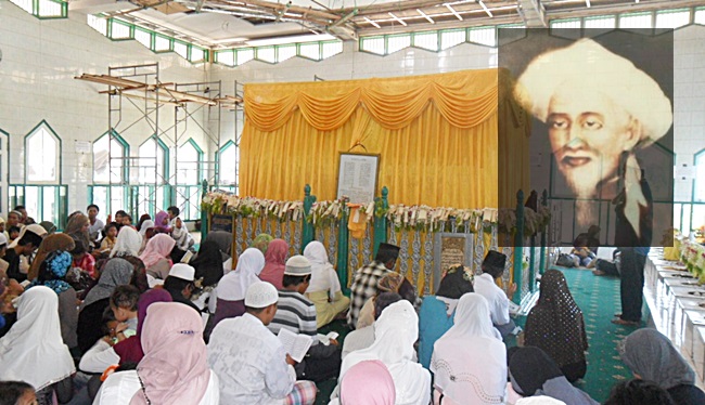Makam Syekh Muhammad Arsyad Al Banjari atau Datuk Kelampayan di Desa Kelampayan, Kecamatan Astambul, Kabupaten Banjar, Kalimantan Selatan, Indonesia. (foto:ist)