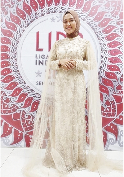 Ratna Duta Kalimantan Selatan usai tampil di Lida 2021 (Sumber Foto/Lida 2021/koranbanjar.net)