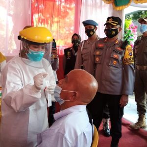 Kapolres dan Plt Kasatpol PP Banjar Pantau Pos Pelayanan Lebaran Dipantau