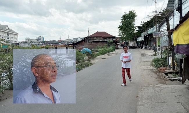 Pasar Pagi Banjarmasin dan foto insert warga keturunan. (foto:ist)