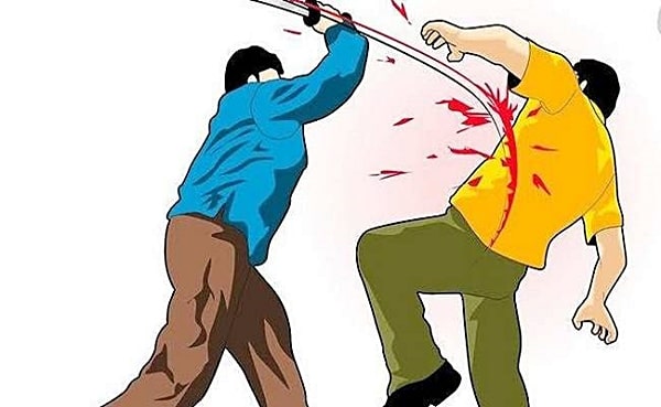 Ilustrasi penusukan.