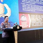 Kapolri Jenderal Listiyo Sigit Prabowo ketika memberikan sambutan. (foto: dok)