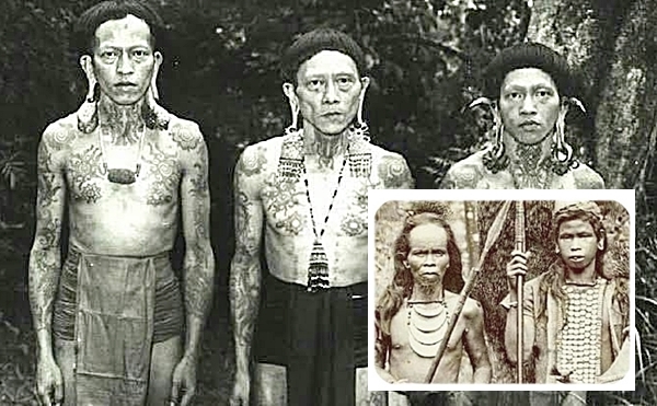 Suku Dayak dan Suku Banjar. (foto: Warisan Budaya Nusantara/Suara Bamega Online)