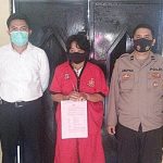 Oknum ASN Pemprov Kalteng yang telah diamankan Polda Kalteng. (foto: borneo24/koranbanjar.net)