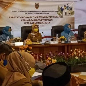 Peningkatan Keluarga di Desa Bandar Raya, P3AP2KB Kotabaru Gelar Rakor