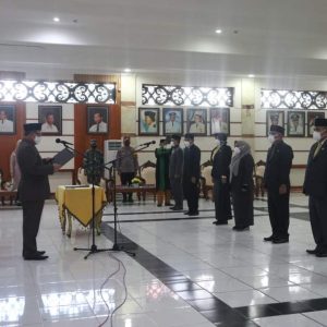 9 Pejabat SKPD di Kotabaru Dilantik