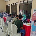Vaksinasi massal di Kota Marabahan, Kabupaten Batola. (foto: faqih)