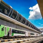 Rencana pembangunan rel kereta api menuju Bandara Syamsuddin Noor Kota Banjarbaru. (ilustrasi)