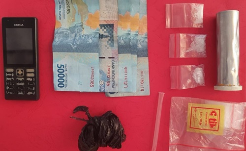 Barang bukti yang disita Polres Tabalong. 