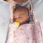 Bayi berumur 3 bulan anak dari Rahmah, korban mutilasi(foto: leon)