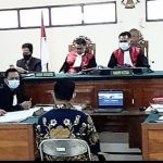 Saksi, Muhammad Pazri beberkan fakta sebenarnya kronologis kasus dugaan penipuan mantan Bupati Balangan, Ansharuddin. (foto: leon)