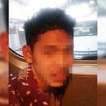 Tersangka pembunuhan di Kota Banjarbaru, Kalimantan Selatan yang berhasil diamankan Polresta Banjarbaru, Kalimantan Selatan. (foto: Habar Kalimantan)