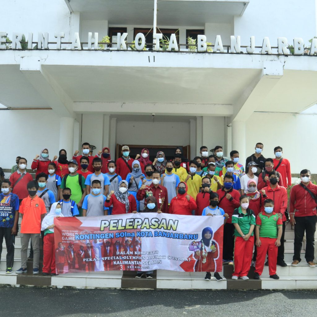 Wartono Lepas Kontingen PESODA SOIna Banjarbaru 2021