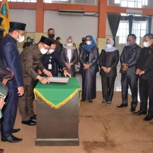 Pemkab Kotabaru Sampaikan Laporan Akhir Pelaksaan APBD 2020