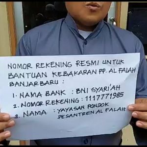 Rugi Miliaran Rupiah: Ponpes Al-Falah Putra Terima Donasi, Catat Rekeningnya!