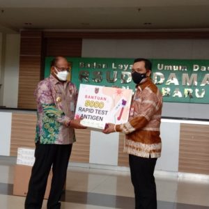 5000 Alat Rapid Test Antigen untuk Pemko Banjarbaru