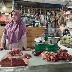 Pedagang di Pasar Martapura, Kalsel. (foto: aristi)
