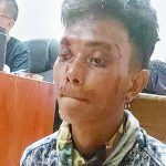 Pelaku perampokan saat diamankan pihak kepolisian. (foto: Borneo24/koranbanjar.net)