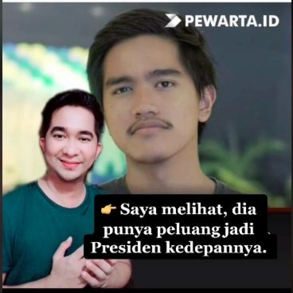 Viral di media sosial TikTok seorang pria sebut Kaesang Pangarep jadi presiden penerus sang ayah. [TikTok]