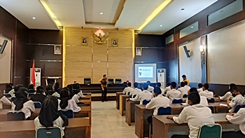 Penyuluhan tentang narkoba oleh BNNK Batola. (foto: faqih)