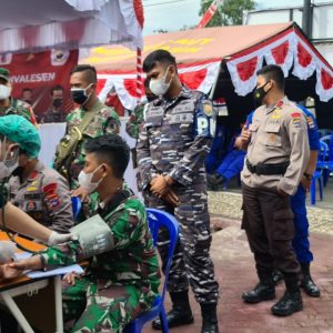 Meningkatnya Masyarakat Terpapar Covid-19, Lanal Banjarmasin Gelar Donor Plasma Konvalesen