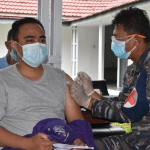 Ini Harapan Lanal Kotabaru Laksanakan Vaksinasi Massal