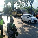 Situasi Pemerinsaan Selama PPKM Level IV Berlangsung di Kota Banjarbaru. (Foto:Polres Banjarbaru).