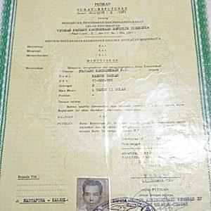 Bukti perjuangan veteran. 