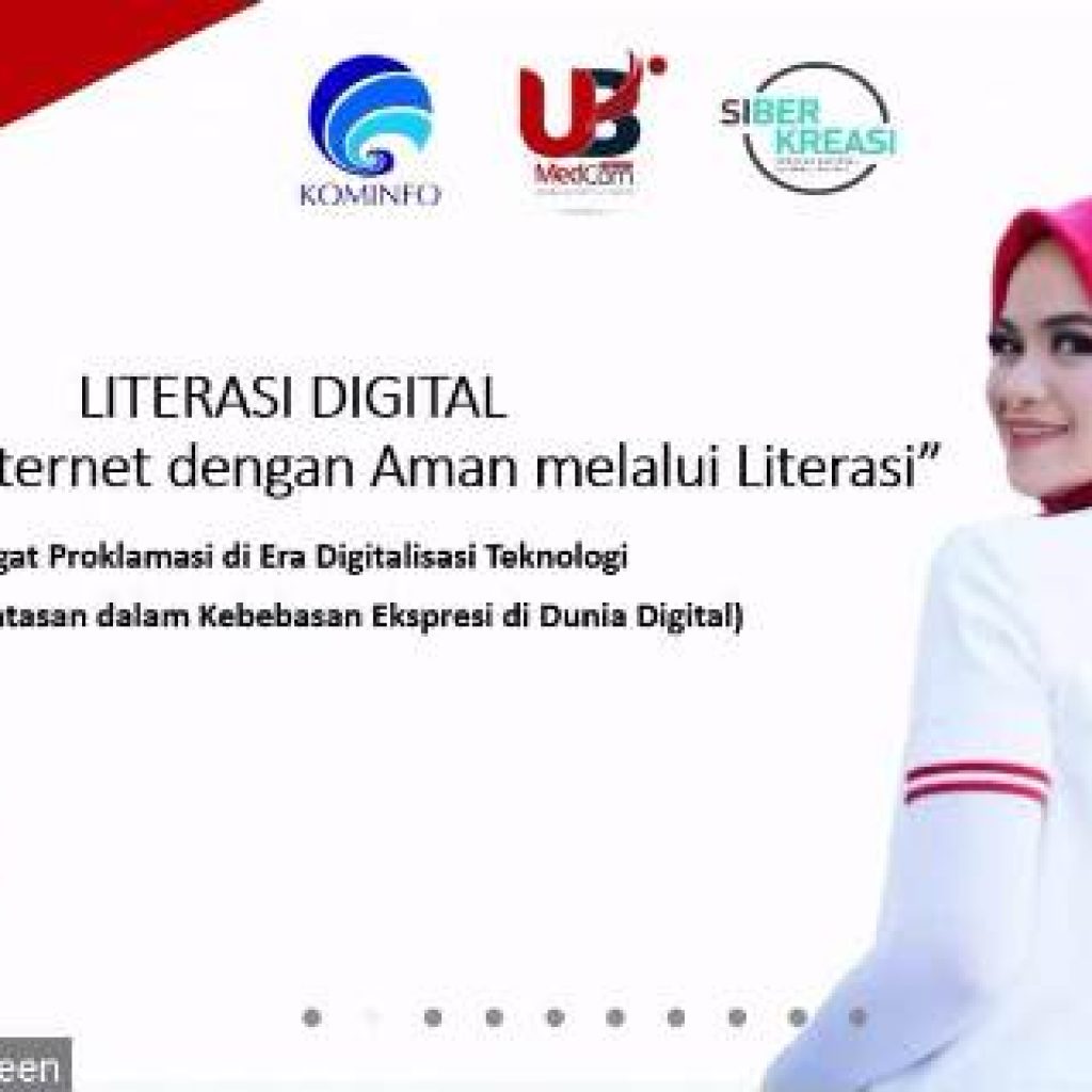 Webinar Literasi Digital Tanah Bumbu ; Mau Aman di Ruang Digital? Yuk Kenali Literasinya