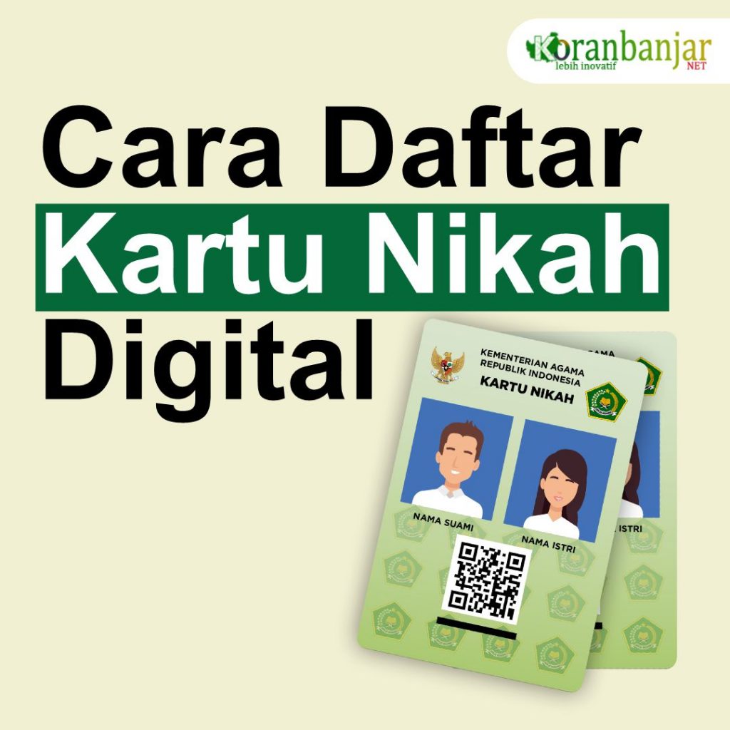 INFOGRAFIS : Cara Daftar Kartu Nikah Digital