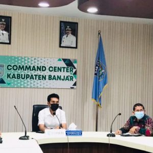 Penanganan Covid-19, Bupati Banjar Rapat Koordinasi Menko Perekonomian