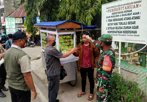 Sosialisasi penanganan Covid di Barabai. (foto: ramli)