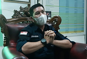 Dirut PD PBB, Rusdiasyah. (foto: dewi)