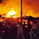 Kebakarn di Kalimantan Tengah. (foto: ist)