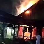 Kebakaran di Kabupaten Hulu Sungai Tengah, Kalimantan Selatan. (foto: ist)
