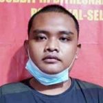 Tersangkan narkoba, MR saat diamankan polisi. (foto: ist)