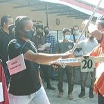 Reka ulang pembunuhan di Pelambuan, Kota Banjarmasin, (foto: yanda)