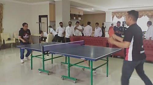 Pertandingan tenis meja. (ist)