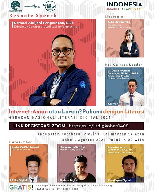 Webinar Kabupaten Kotabaru. 