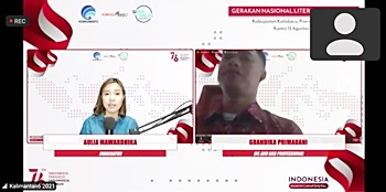 Webinar Literasi Digital Kabupaten Kotabaru.