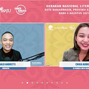 Webinar Literasi Digital Banjarmasin; Menjaga Anak dari Kecanduan Dunia Digital