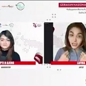 Webinar Literasi Digital Batola; Tips Menjadi Youtuber yang Positif dan Produktif