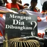 Aksi unjuk rasa di Jakarta menuntut diungkapnya kasus pembunuhan aktivis HAM Munir (foto: dok).